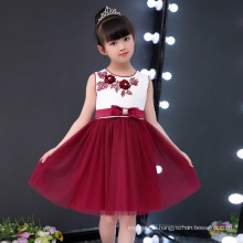 Newest traditional Chinese designer one piece kids girl cotton frock dress